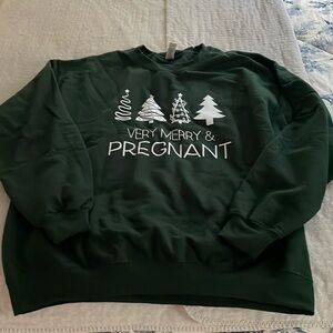 Very Merry & Pregnant Sweatshirt